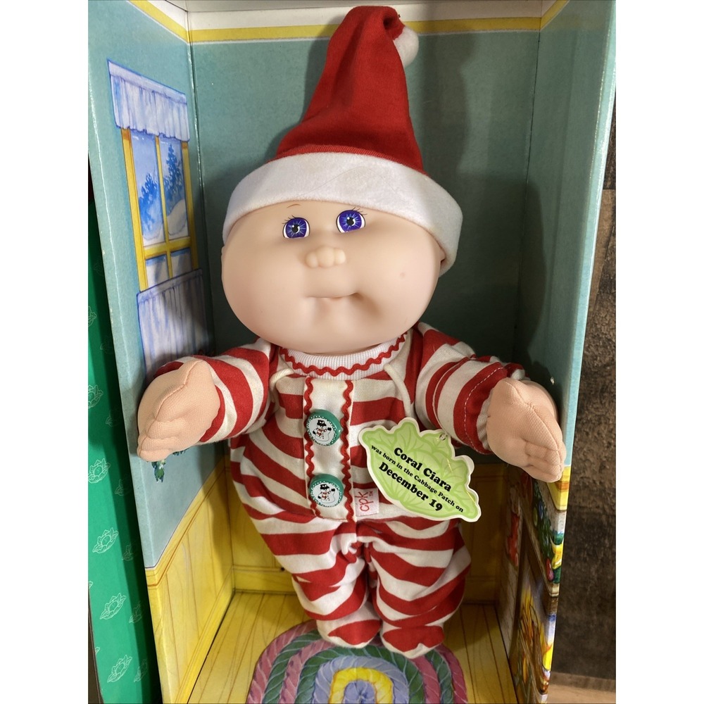 Cabbage Patch Kids Holiday Baby Special Edition 1998 Vtg Certificate Coral Ciara